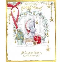 Boyfriend Me to You Bear Handmade Boxed Christmas Card Extra Image 1 Preview